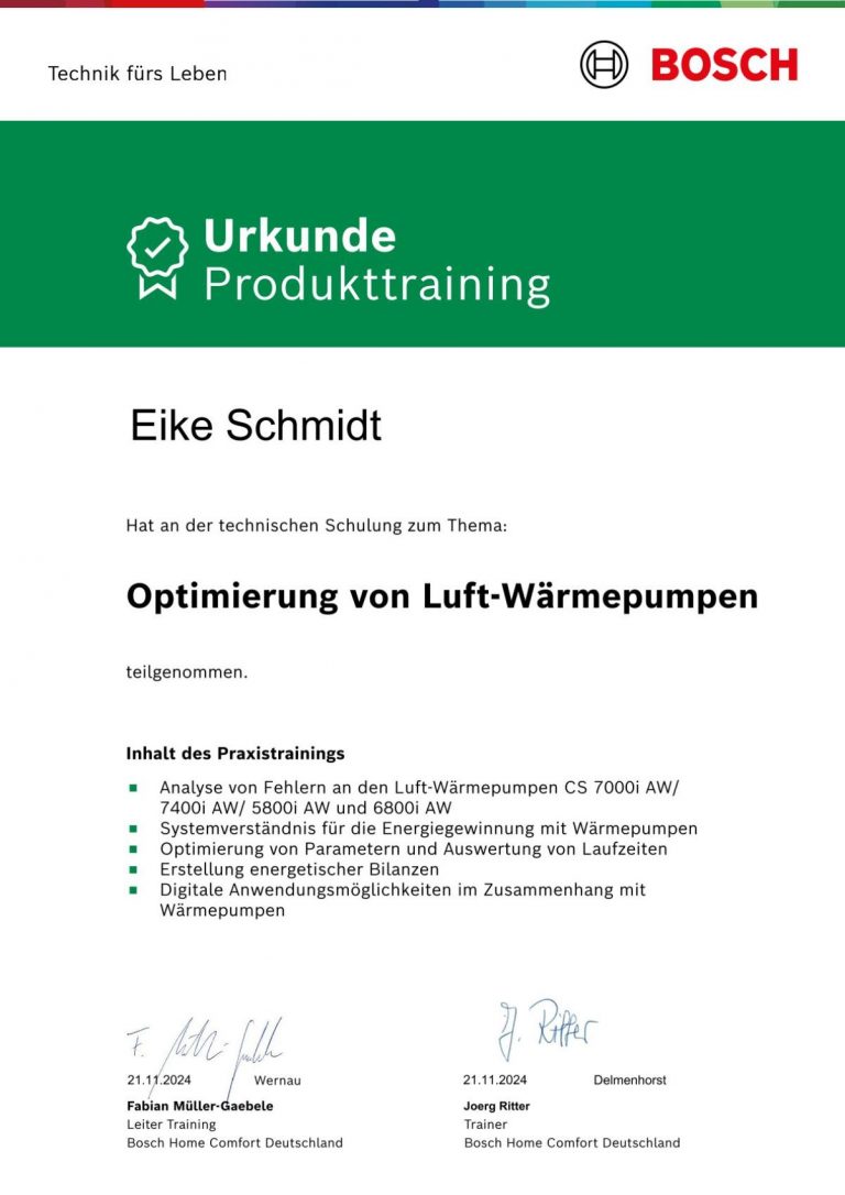ES Optimierung WP