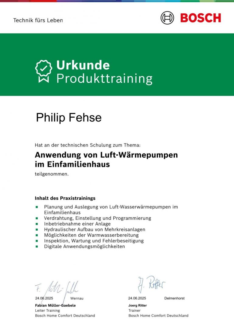 PF Anwendung WP